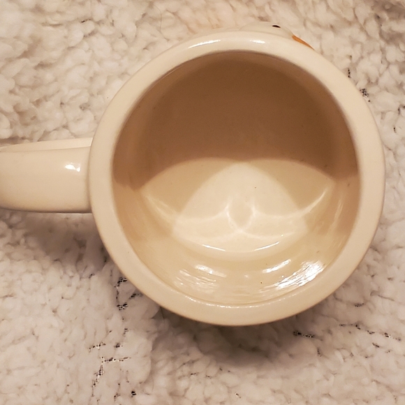 Vintage OTAGIRI 3D GOOSE DUCK Pink Bow 8oz MUG Embossed Stoneware Cottagecore - Picture 5 of 7